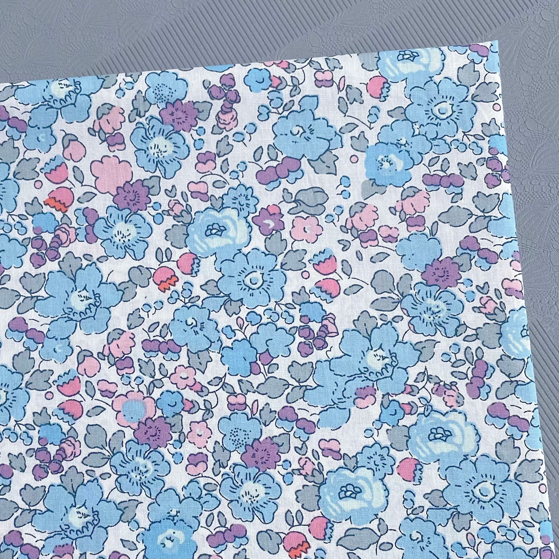 145×50cm Cotton Poplin Pastoral Floral 40S Fabric For Kids Baby Sewing Cloth Dresses Skirt DIY Handmade Patchwork
