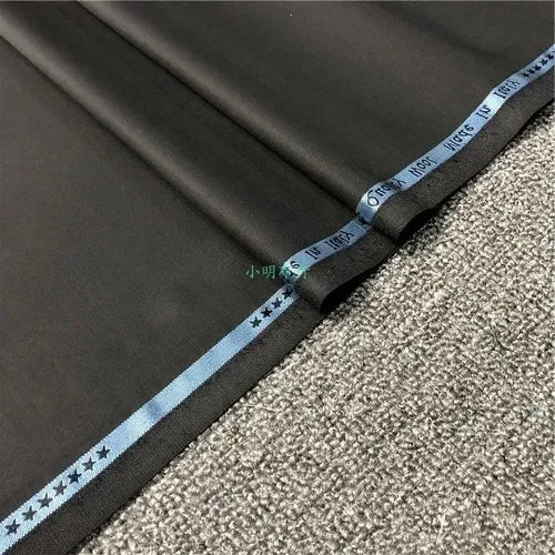 80% Suit Fabric Worsted Wool Suit Pants High Quality Men's Fabrics Classic Navy Blue Gray Black Atiku Fabric for Men By Meter