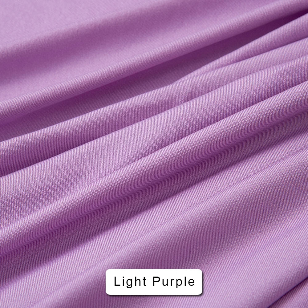 50X165cm Solid Color 4-way Stretch Jersey Fabric for DIY Sewing Dress Textile Sportswear T-Shirt Head Scarf and Home Decoration