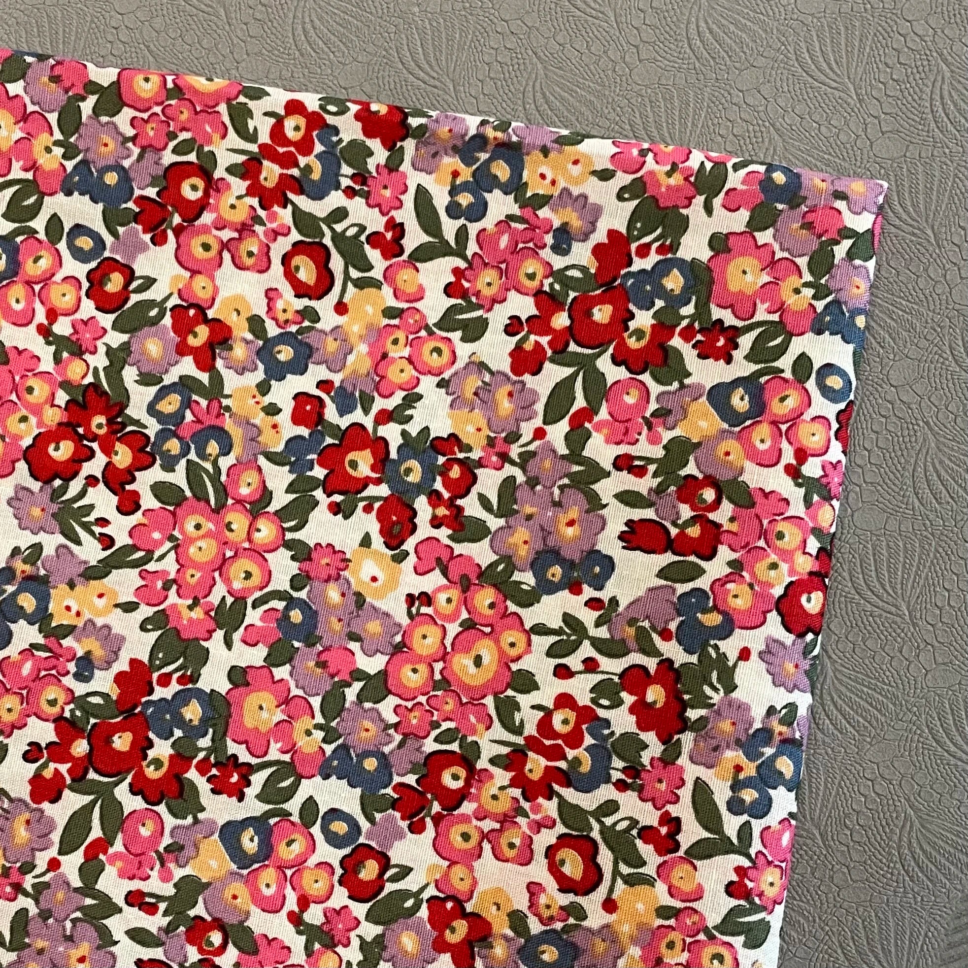 145×50cm Cotton Poplin Pastoral Floral 40S Fabric For Kids Baby Sewing Cloth Dresses Skirt DIY Handmade Patchwork